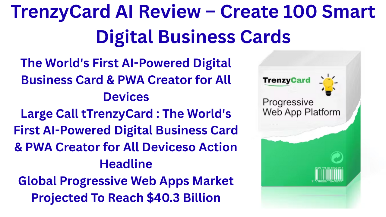 TrenzyCard AI Review – Create 100 Smart Digital Business Cards
